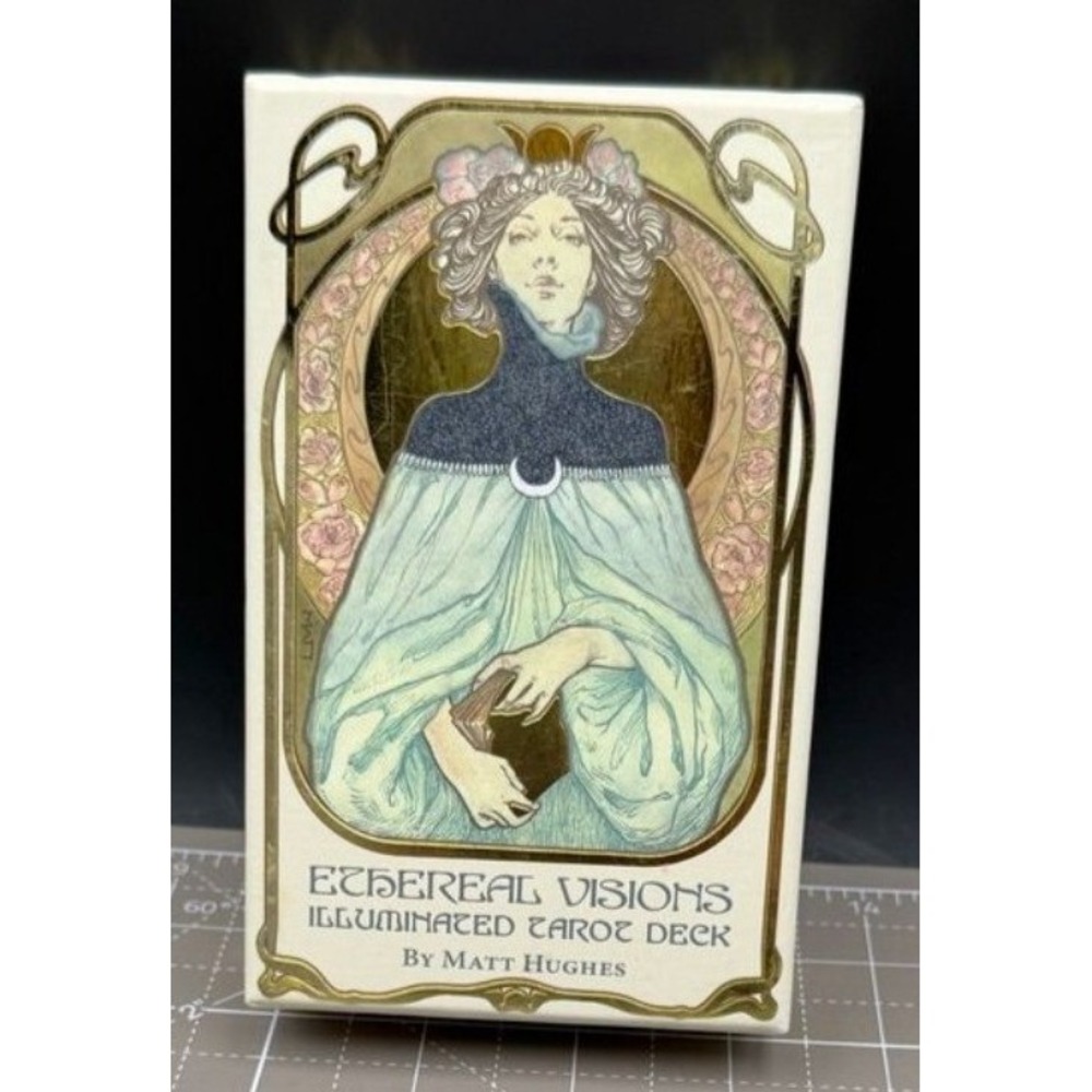 Ethereal Visions Illuminated Tarot Deck Cards with Instructions Goth 1st Ed